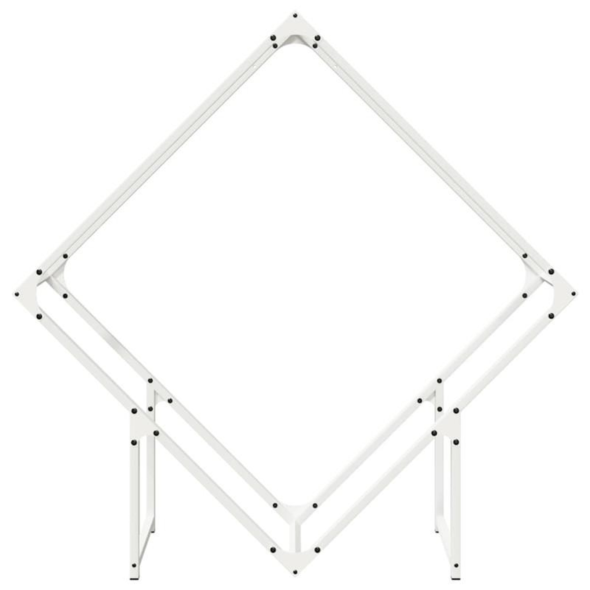 Voir la diapositive 5 : VIDAXL Portant de bois chauffage blanc 100x25x100 cm