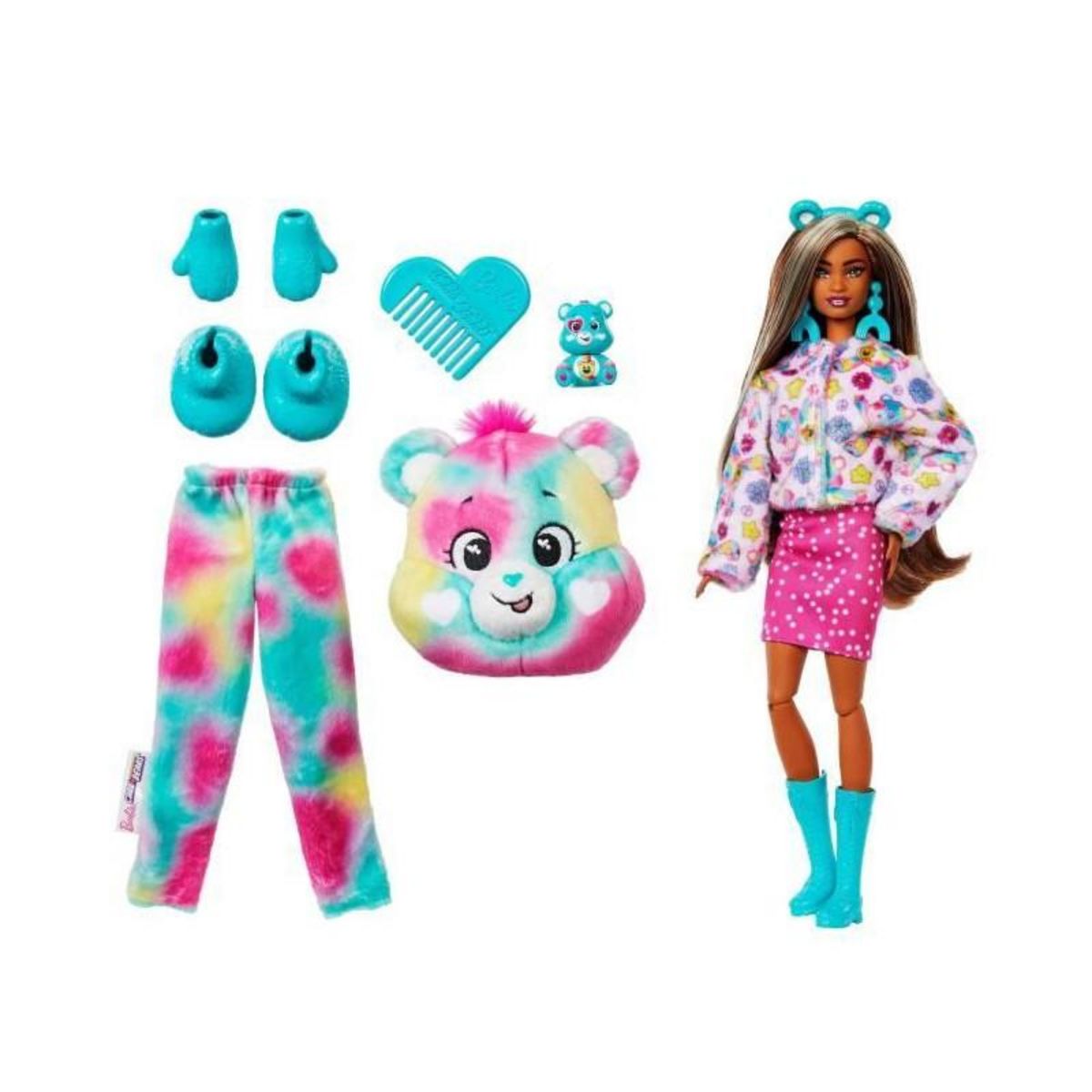 BARBIE Barbie - Poupée Barbie Cutie Reveal Bisounours - Avec 10 surprises - Barbie - JFV62