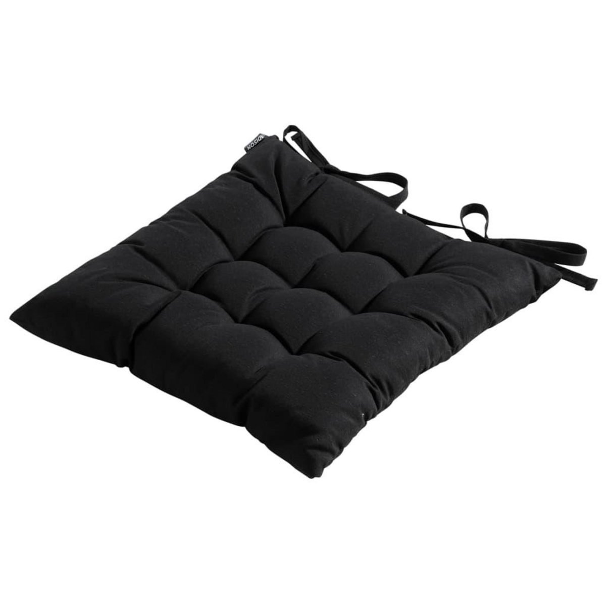 MADISON Madison Coussin de siege Panama 46x46 cm Noir