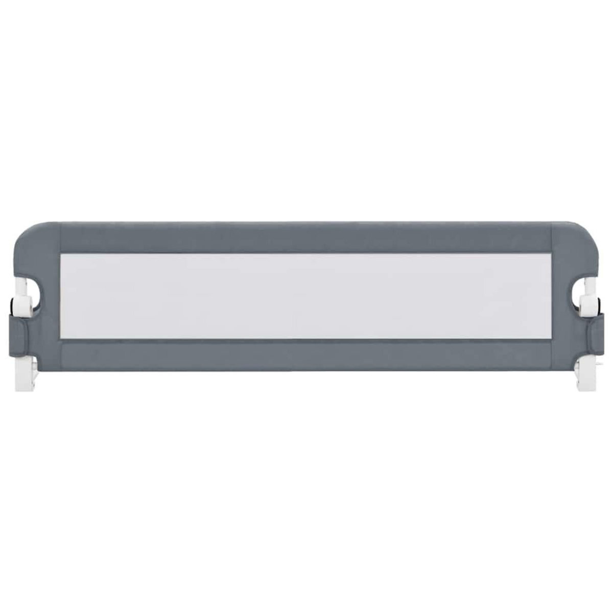 VIDAXL Barriere de lit enfant Gris 150x42 cm Polyester