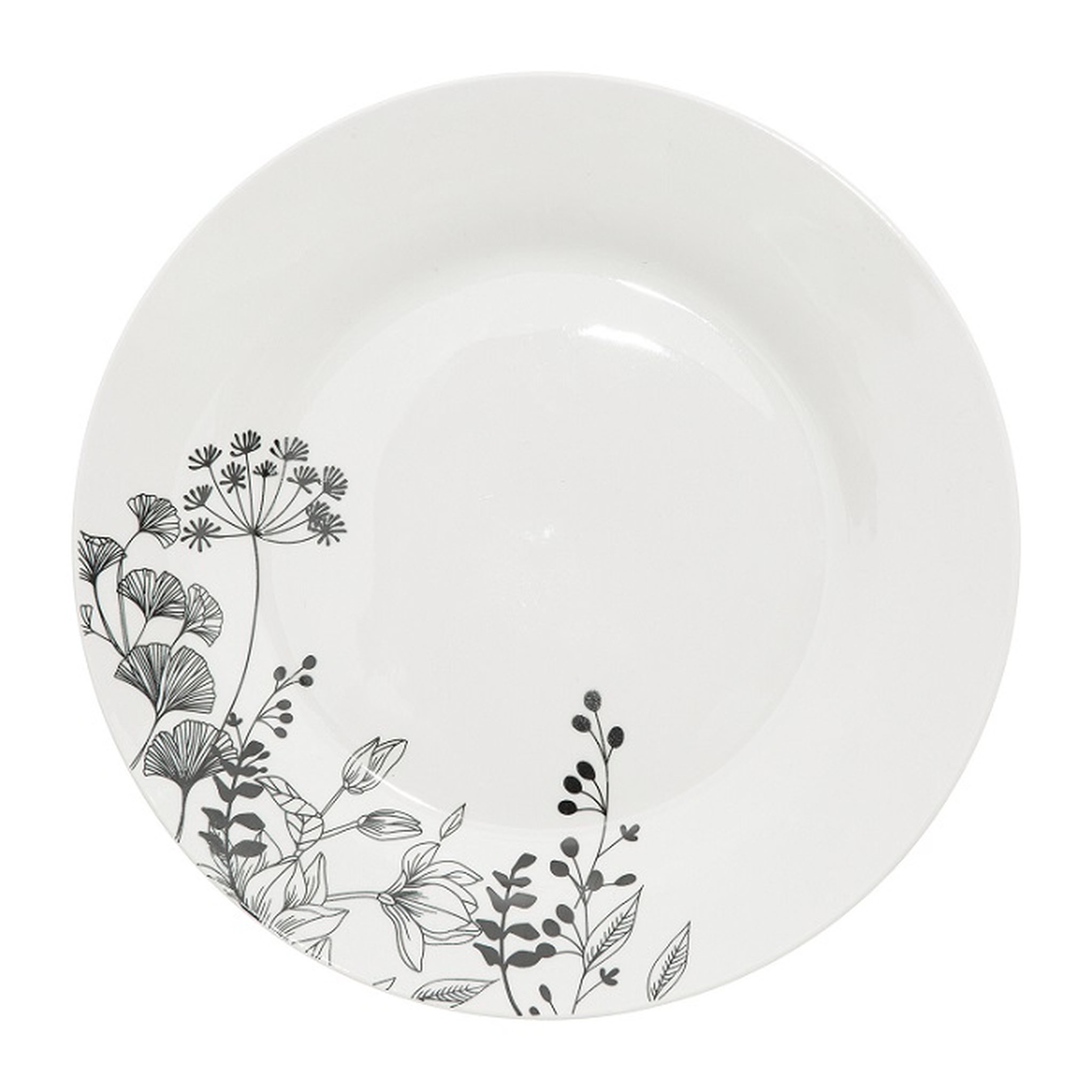Voir la diapositive 2 : Services d'assiettes 18 pièces porcelaine FLORAL