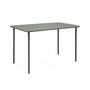 Voir la diapositive 1 : SWEEEK Table de jardin métal 4 places, Amelia L 120 x 70 x 72,5cm