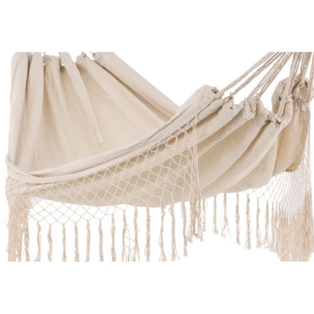 Paris Prix Hamac en Tissu  Banate  200cm Naturel
