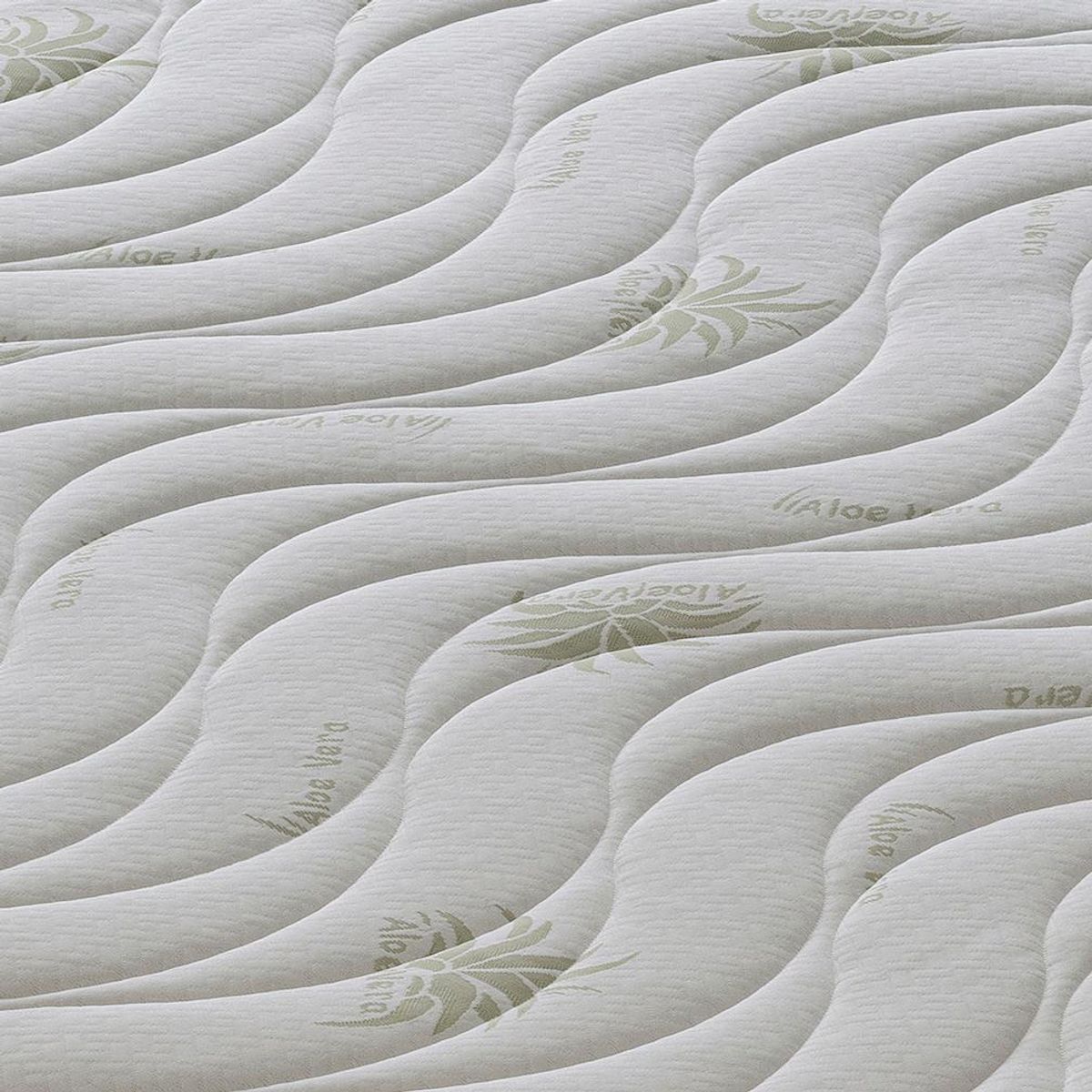 ILOVESLEEP Matelas Mousse ALOE - Epaisseur 25 Cm - Réversible - Côté Été/hiver