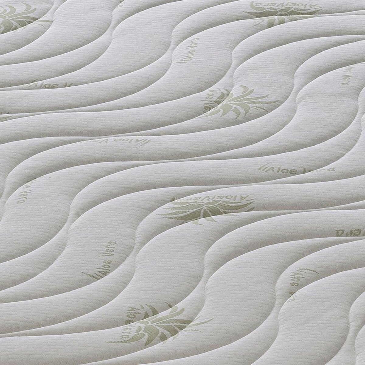 ILOVESLEEP Matelas Mousse ALOE - Epaisseur 25 Cm - Réversible - Côté Été/hiver