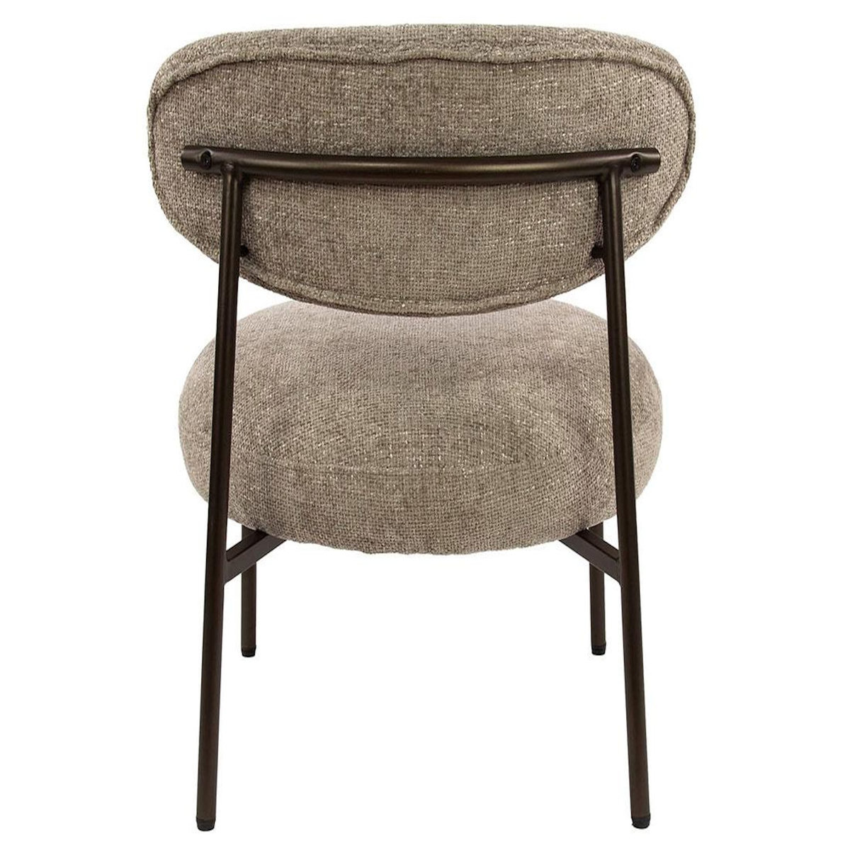 LISA DESIGN Adelia - fauteuil - pieds en métal - en tissu texturé