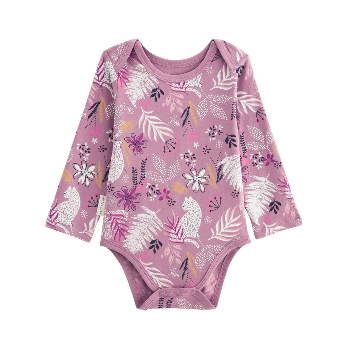 Petit Béguin Lot de 2 bodies bébé manches longues Louisa