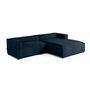 Voir la diapositive 2 : LISA DESIGN Ela - canapé d'angle droit 4 places - en fausse fourrure