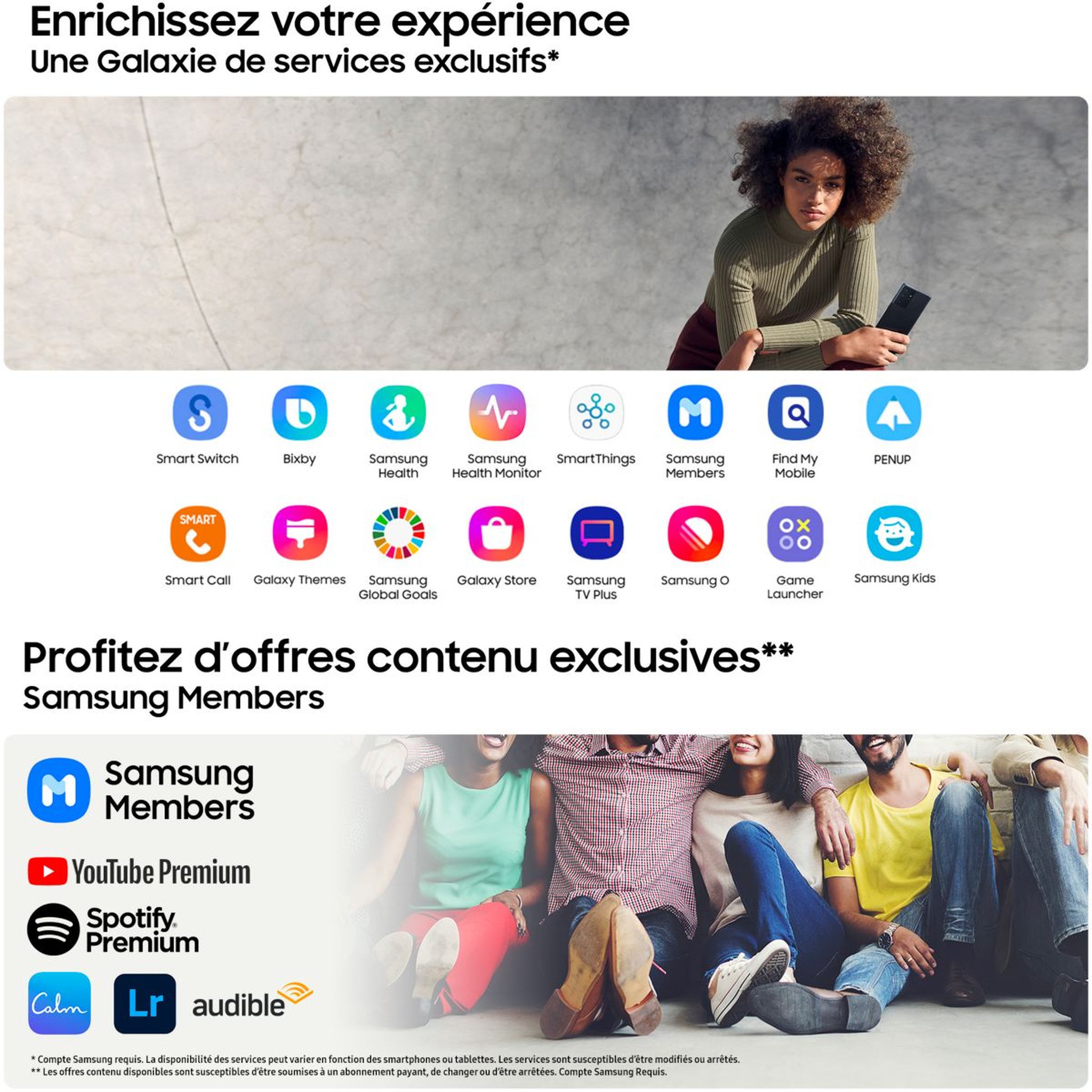 Voir la diapositive 2 : Samsung Smartphone Galaxy A22 Gris 5G