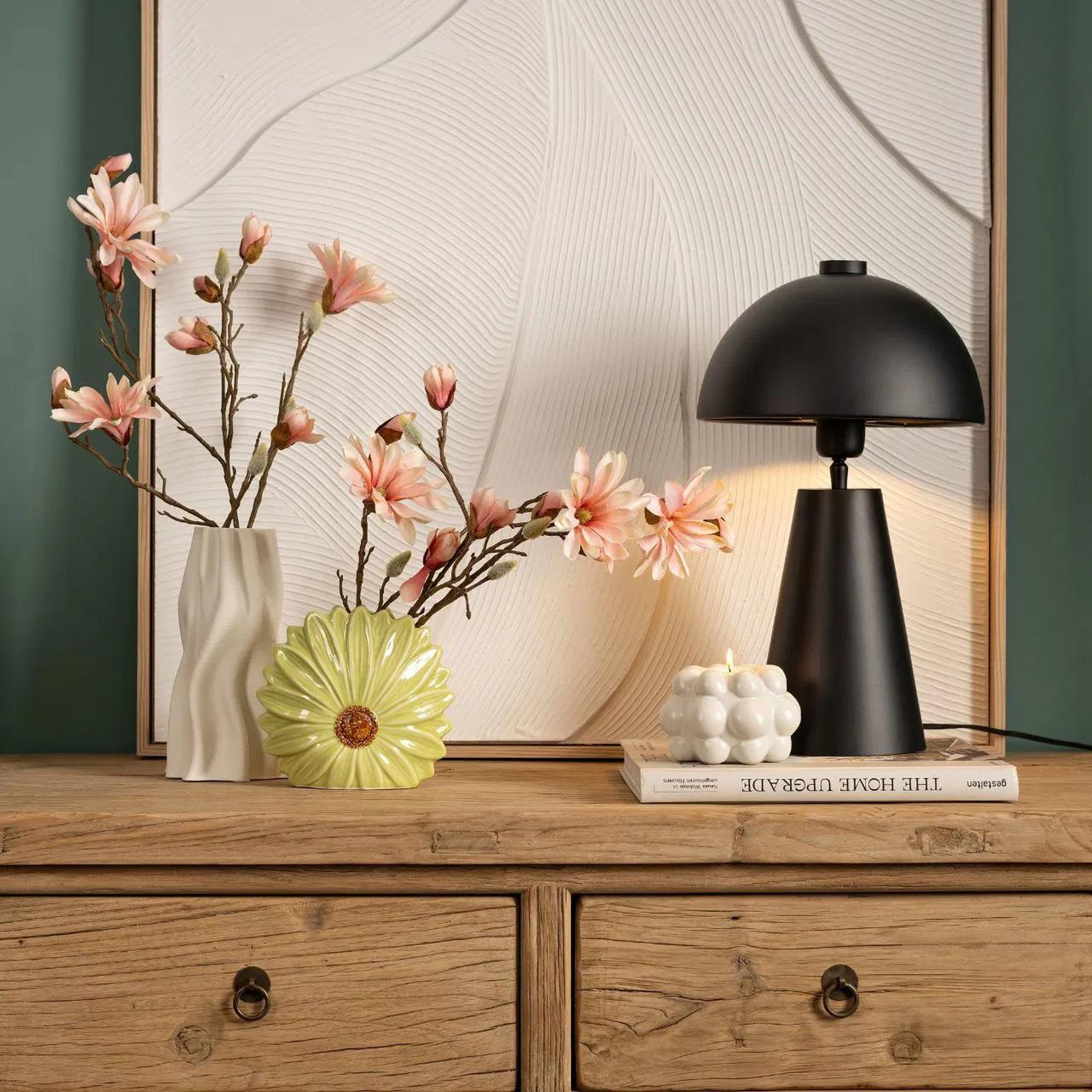Voir la diapositive 2 : Eden Vase en forme de fleur design et moderne