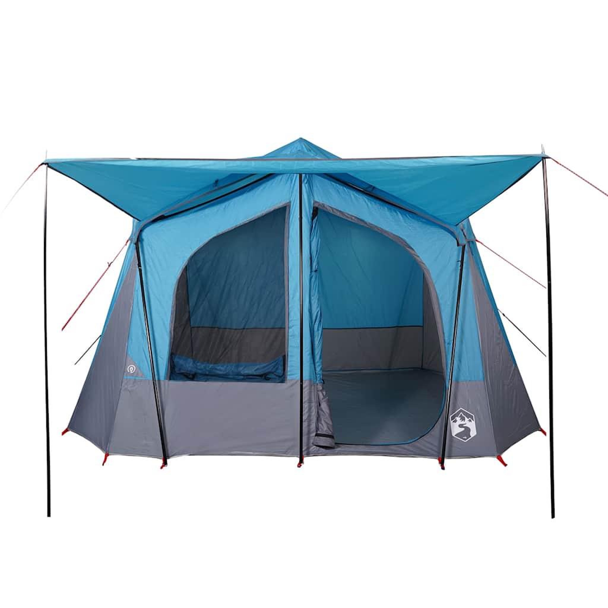 Voir la diapositive 5 : VIDAXL Tente de camping de cabine 5 personnes bleu impermeable