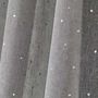 Voir la diapositive 2 : Paris Prix Rideau Voilage à Oeillets  Elea  140x240cm Gris & Argent