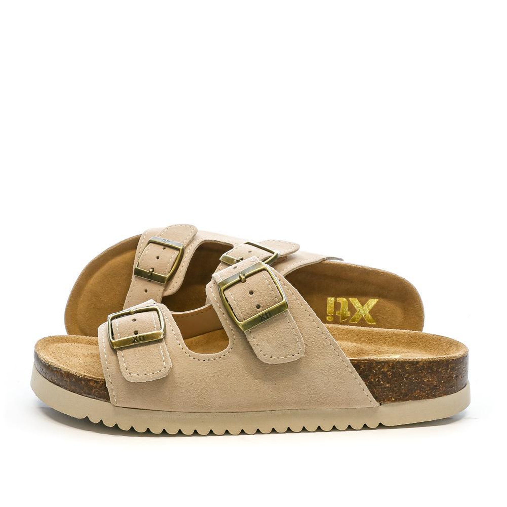 Voir la diapositive 1 : XTI Sandales Beige Femme Xti Cuir 142552