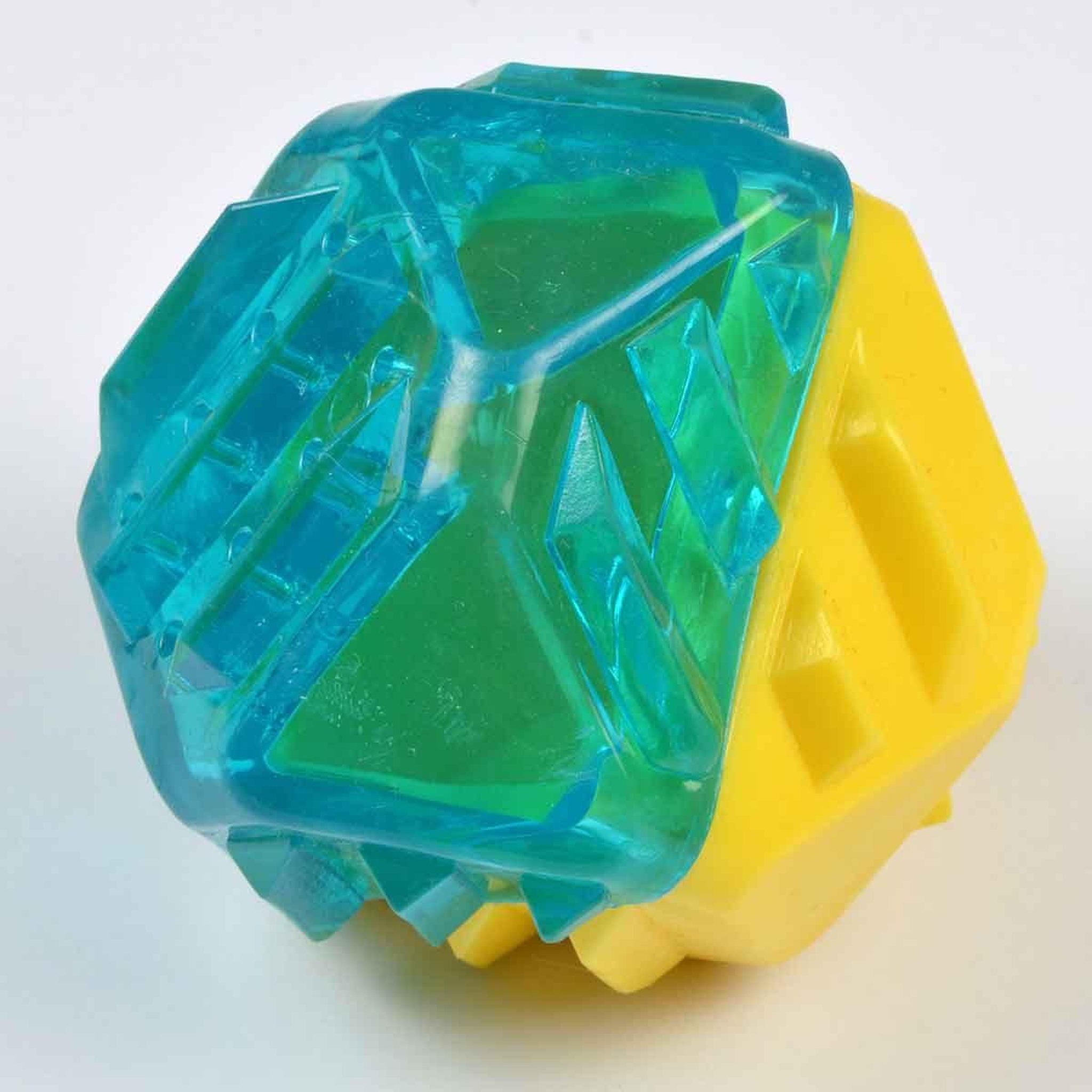 Voir la diapositive 3 : LOVE STORY Jouet pour chien givré  diamant  7cm bleu & jaune