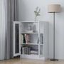 Voir la diapositive 3 : VIDAXL Armoire a vitrine Blanc 82,5x30,5x115 cm Bois d'ingenierie