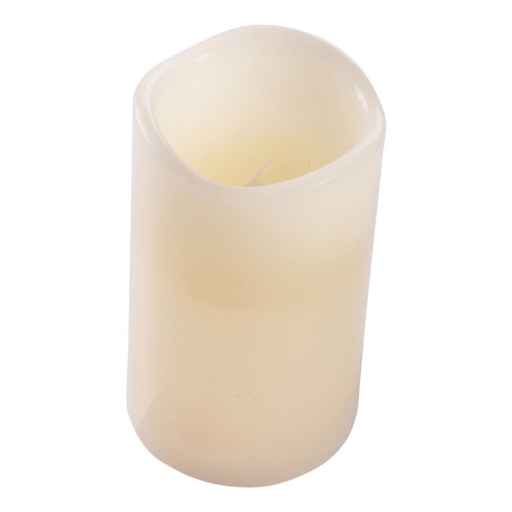 Voir la diapositive 1 : HOMEA Bougie pilier led  jasper  15cm multicolore