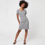 Voir la diapositive 1 : IN EXTENSO Robe manches courtes milano femme