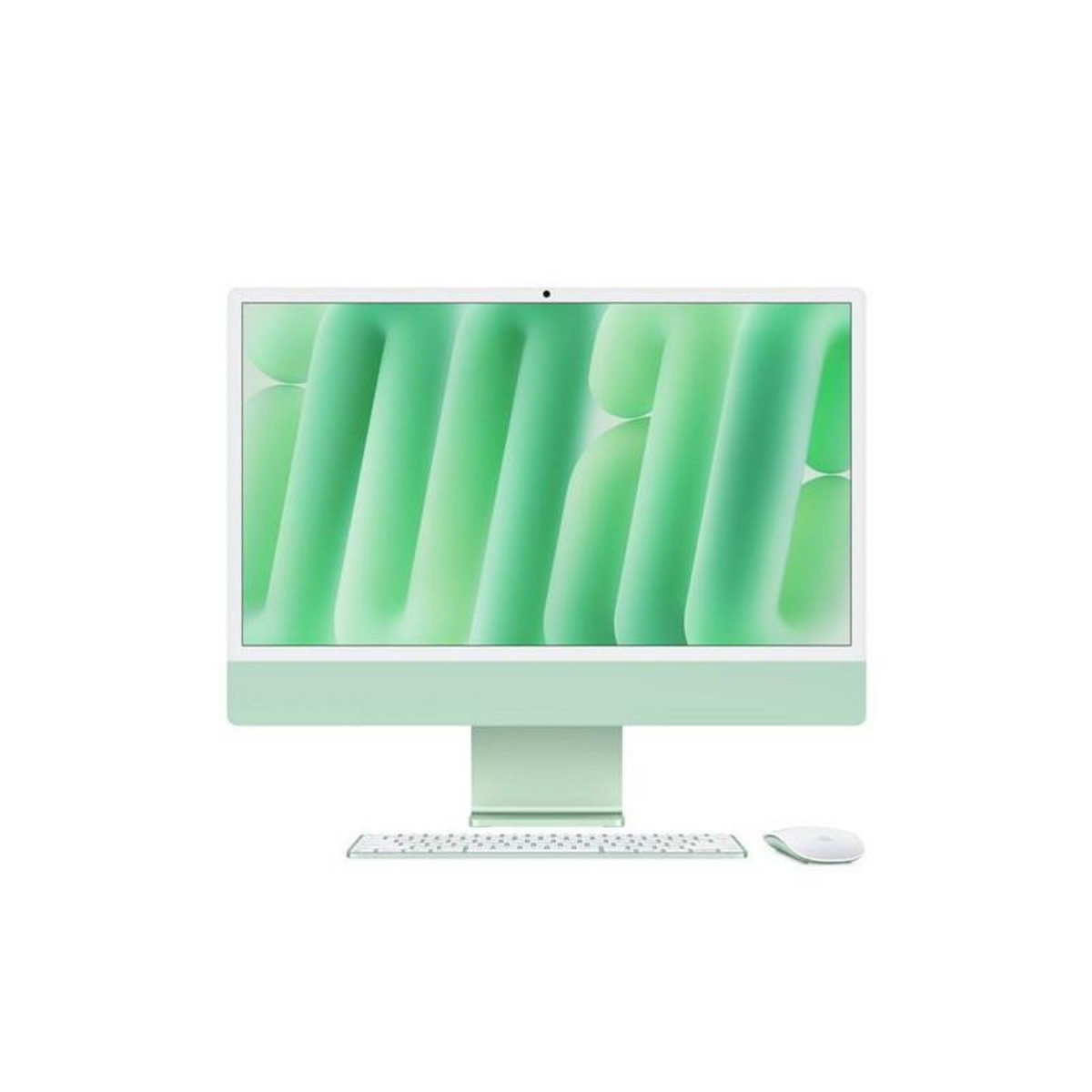 APPLE Apple iMac 24 écran retina 4,5K 256Go SSD 16 Go RAM Puce M4 CPU 8 cœurs GPU 8 cœurs Vert