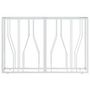 Voir la diapositive 3 : VIDAXL Table console argente 110x30x70 cm acier inoxydable et verre