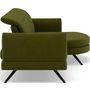 Voir la diapositive 6 : LISA DESIGN Terry - canapé d'angle droit 4 places avec têtières réglables en tissu texturé