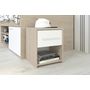 Voir la diapositive 5 : Chevet 1 niche 1 tiroir L34cm NORWAY