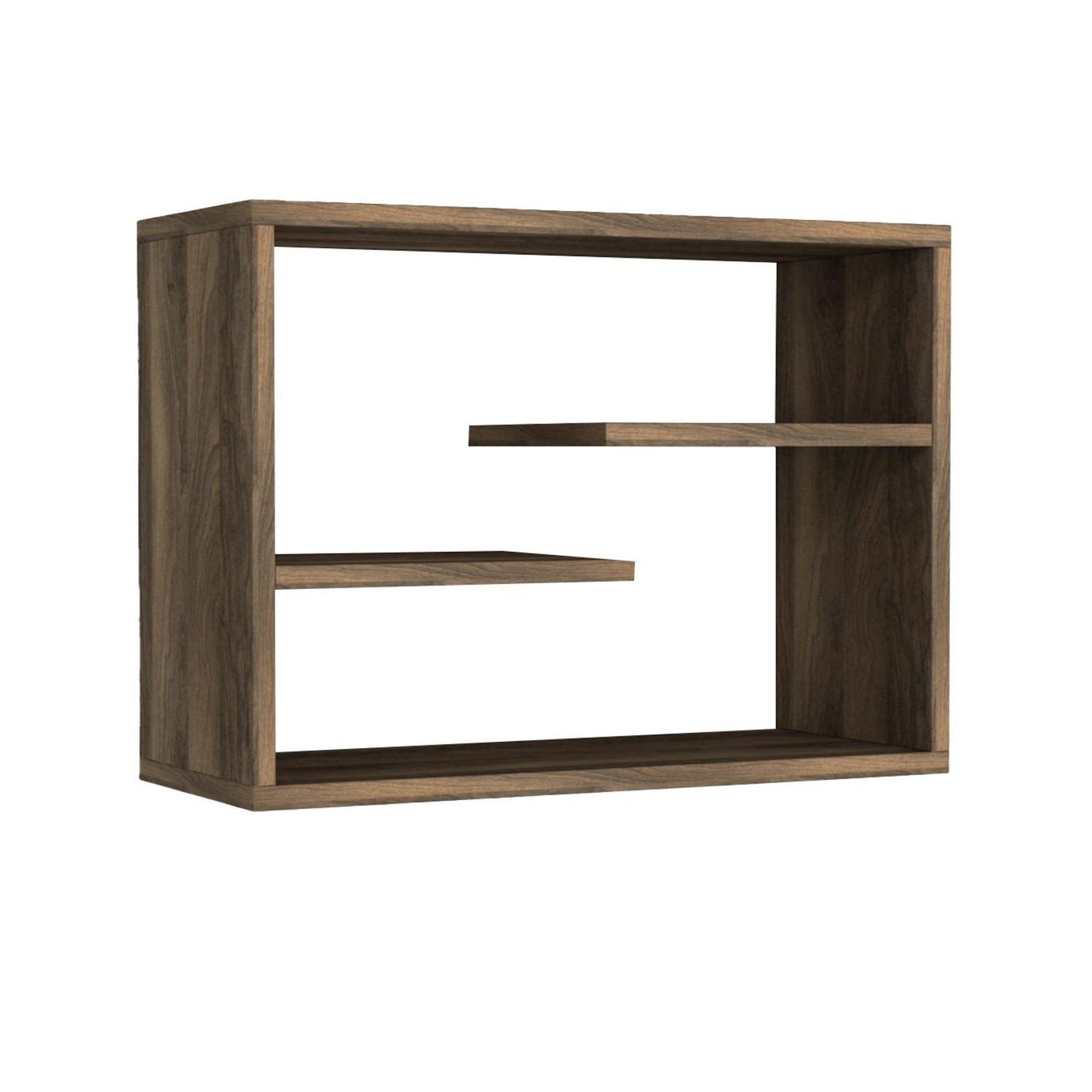Habitat et Jardin Étagère murale en bois  tino  - 60 x 19 x 44 cm - noyer