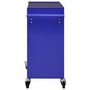 Voir la diapositive 4 : VIDAXL Chariot a outils avec 4 tiroirs Acier Bleu