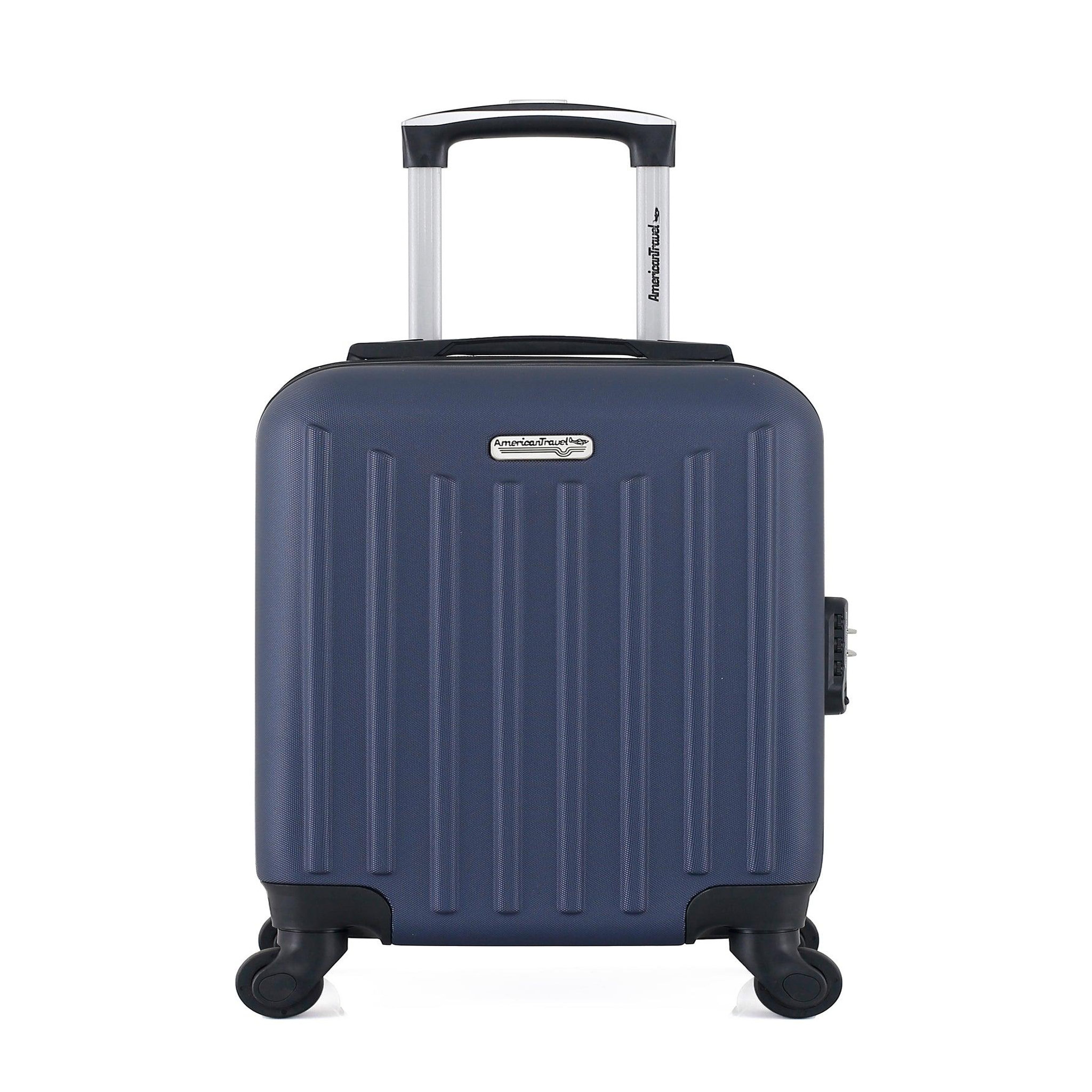 AMERICAN TRAVEL American travel - valise cabine xxs brooklyn 46 cm 4 roues. Coloris disponibles : Noir, Beige, Rose, Gris, Bleu, Vert