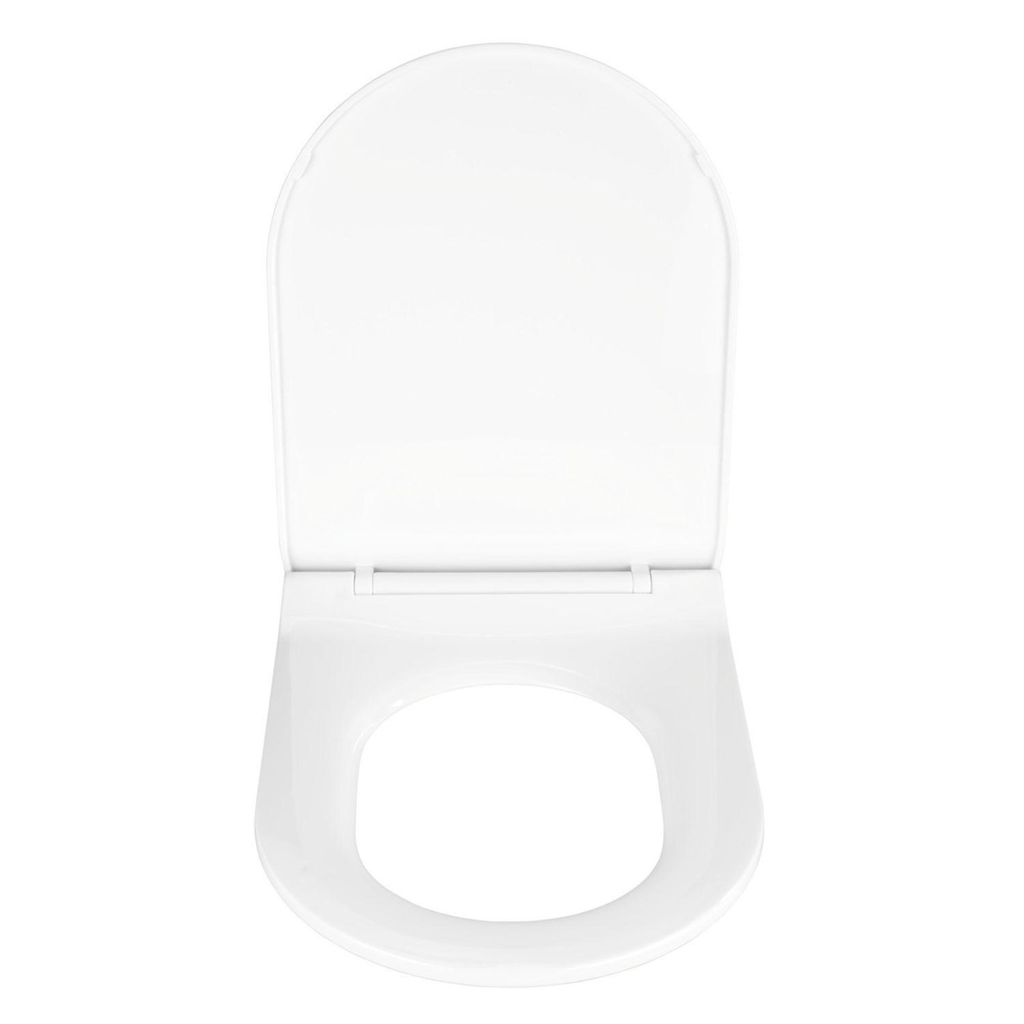 Voir la diapositive 4 : Wenko Abattant wc habos - abaissement automatique - blanc