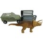 MATTEL Camion de capture Dinosaure - Tricera Tracker- Jurassic Wordl