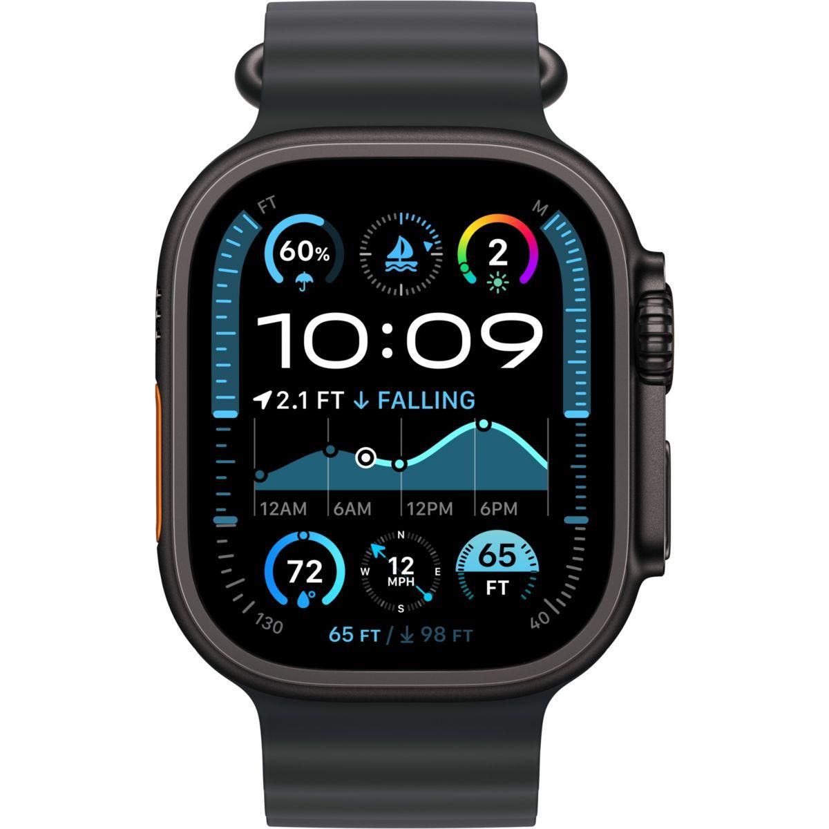 APPLE Montre connectée Ultra 2 49mm Noir / Noir Océan Cellular