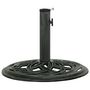 Voir la diapositive 2 : VIDAXL Socle de parasol Vert 44x44x31 cm Fonte
