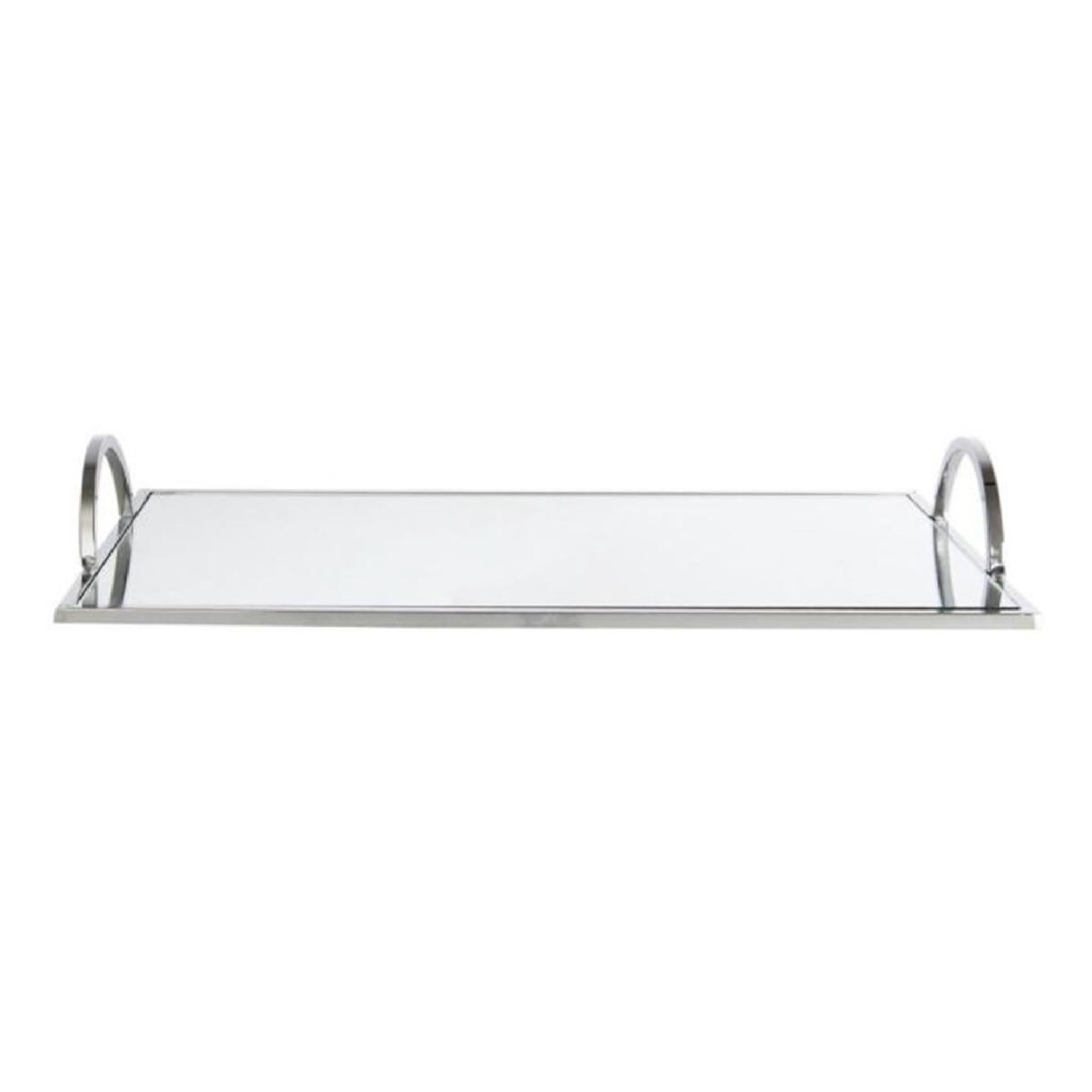 The Home Deco Factory Plateau de service  miroir  35cm argent