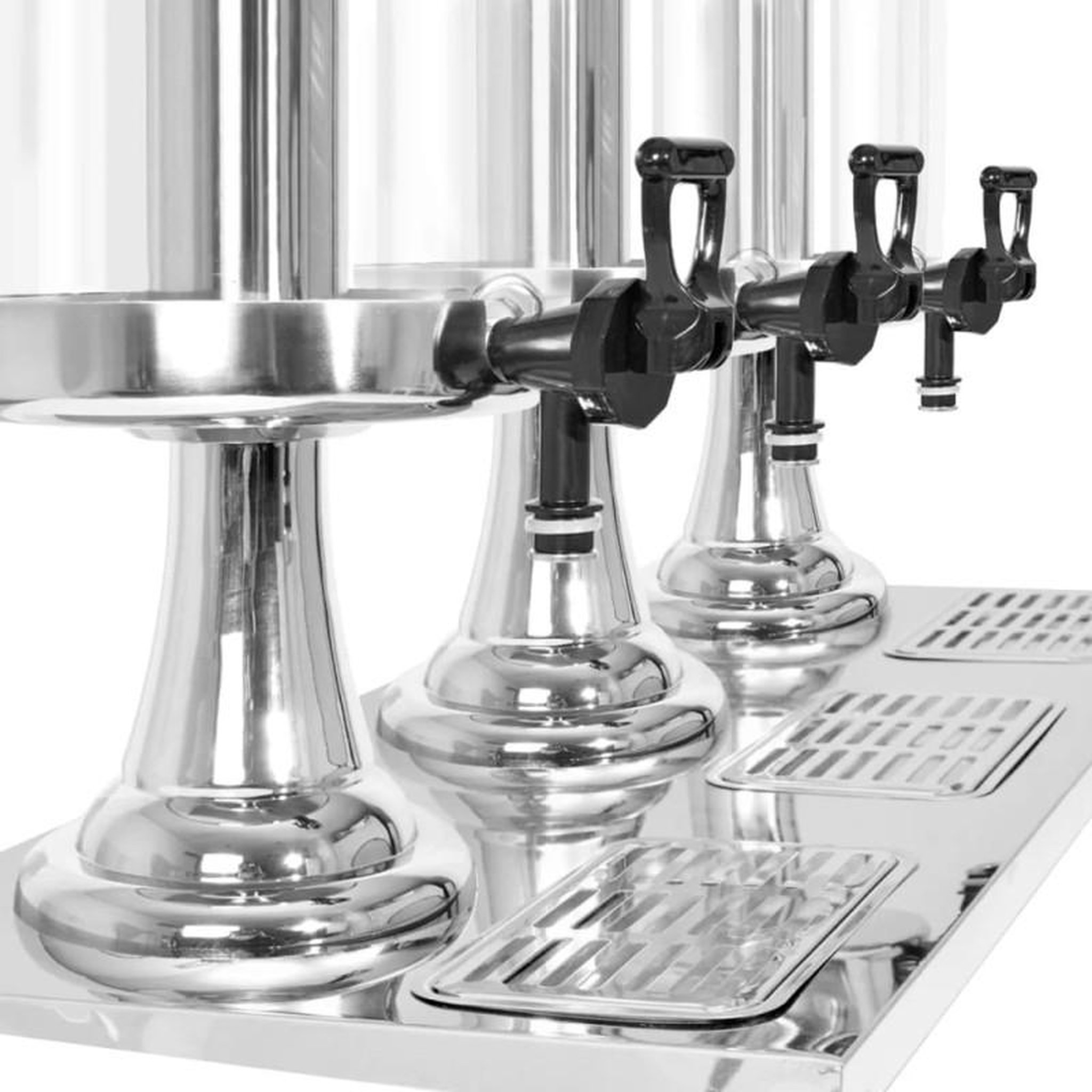 Voir la diapositive 4 : VIDAXL Distributeur de jus en acier inoxydable 3 x 8 L