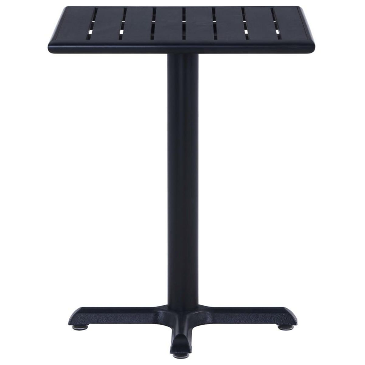 VIDAXL Table de jardin Noir 60x60x75 cm