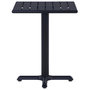 Voir la diapositive 3 : VIDAXL Table de jardin Noir 60x60x75 cm