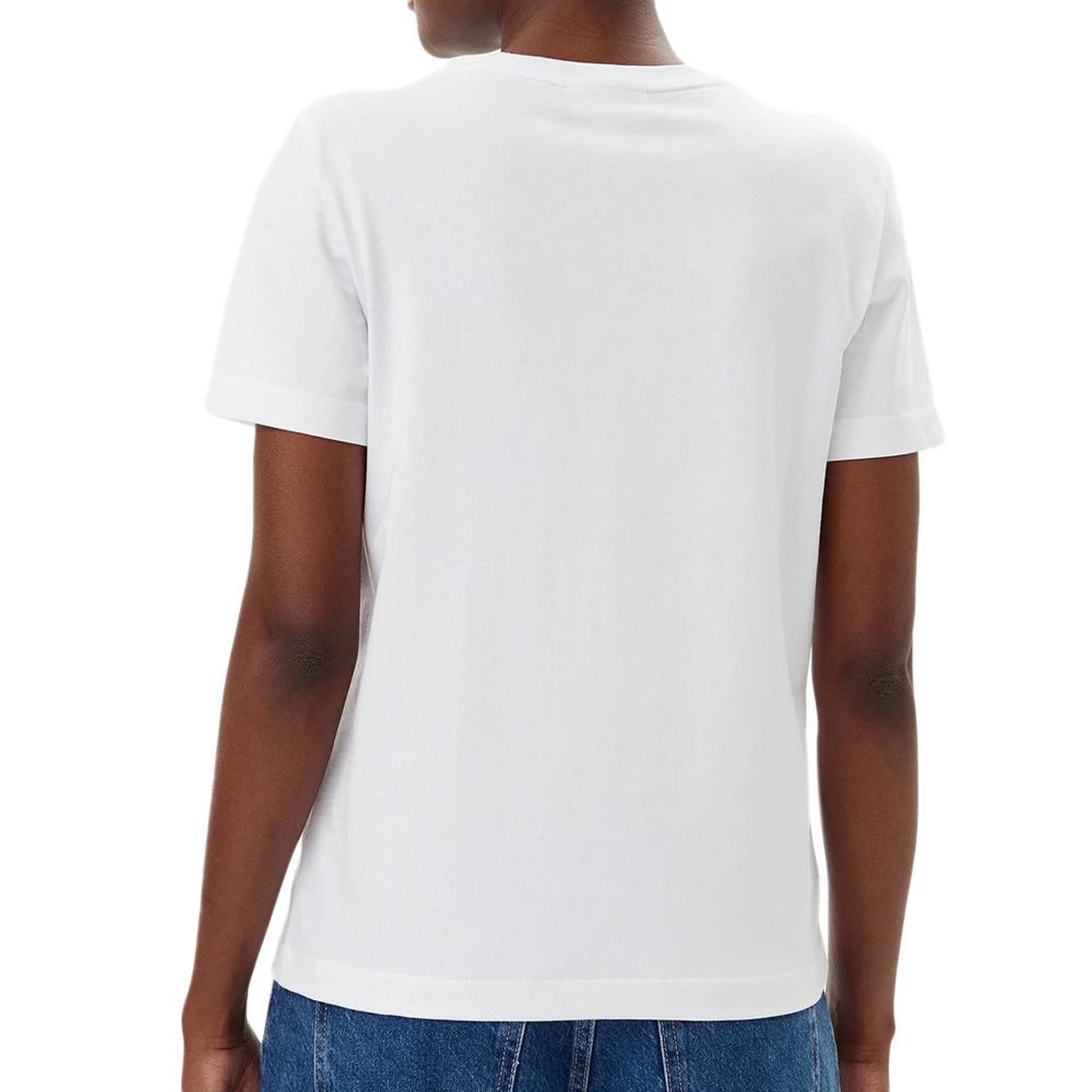 Voir la diapositive 2 : CALVIN KLEIN JEANS T-Shirt Blanc Femme Calvin Klein Jeans Archive