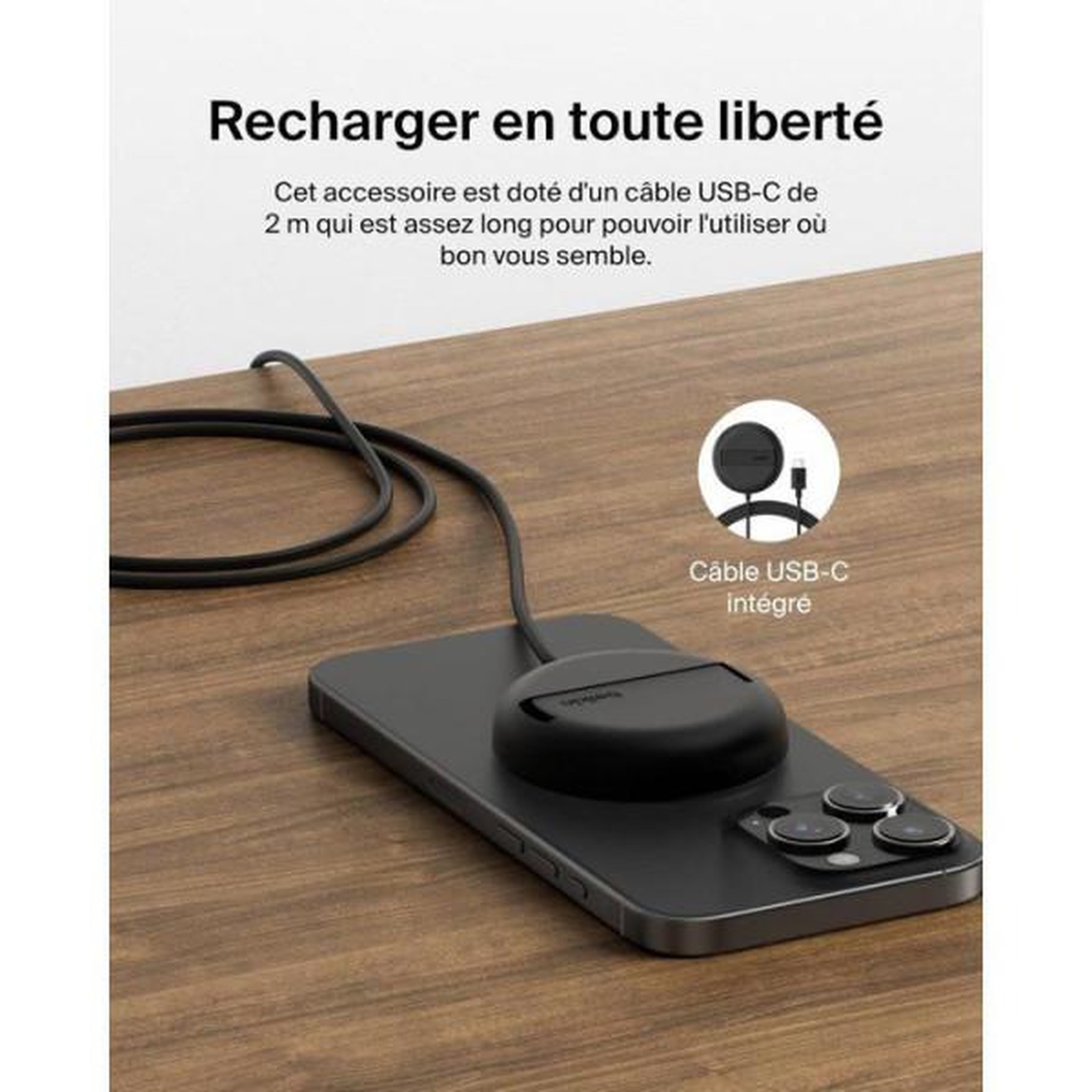 Voir la diapositive 5 : Belkin Belkin wia011hqbk chargeur d'appareils mobiles casque, smartphone noir usb recharge sans fil charge rapide intérieure