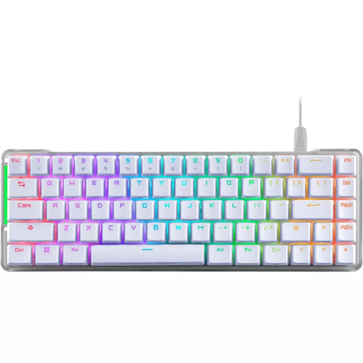 ASUS Clavier gamer ROG Falchion Ace White