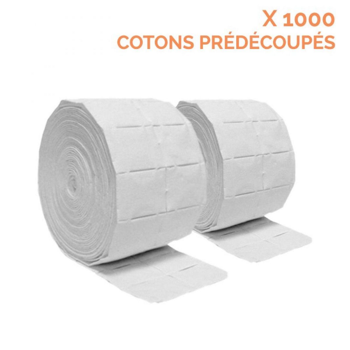 VIVEZEN Lot de 2 rouleaux de 500 cotons manucure de cellulose