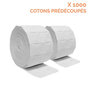 Voir la diapositive 2 : VIVEZEN Lot de 2 rouleaux de 500 cotons manucure de cellulose