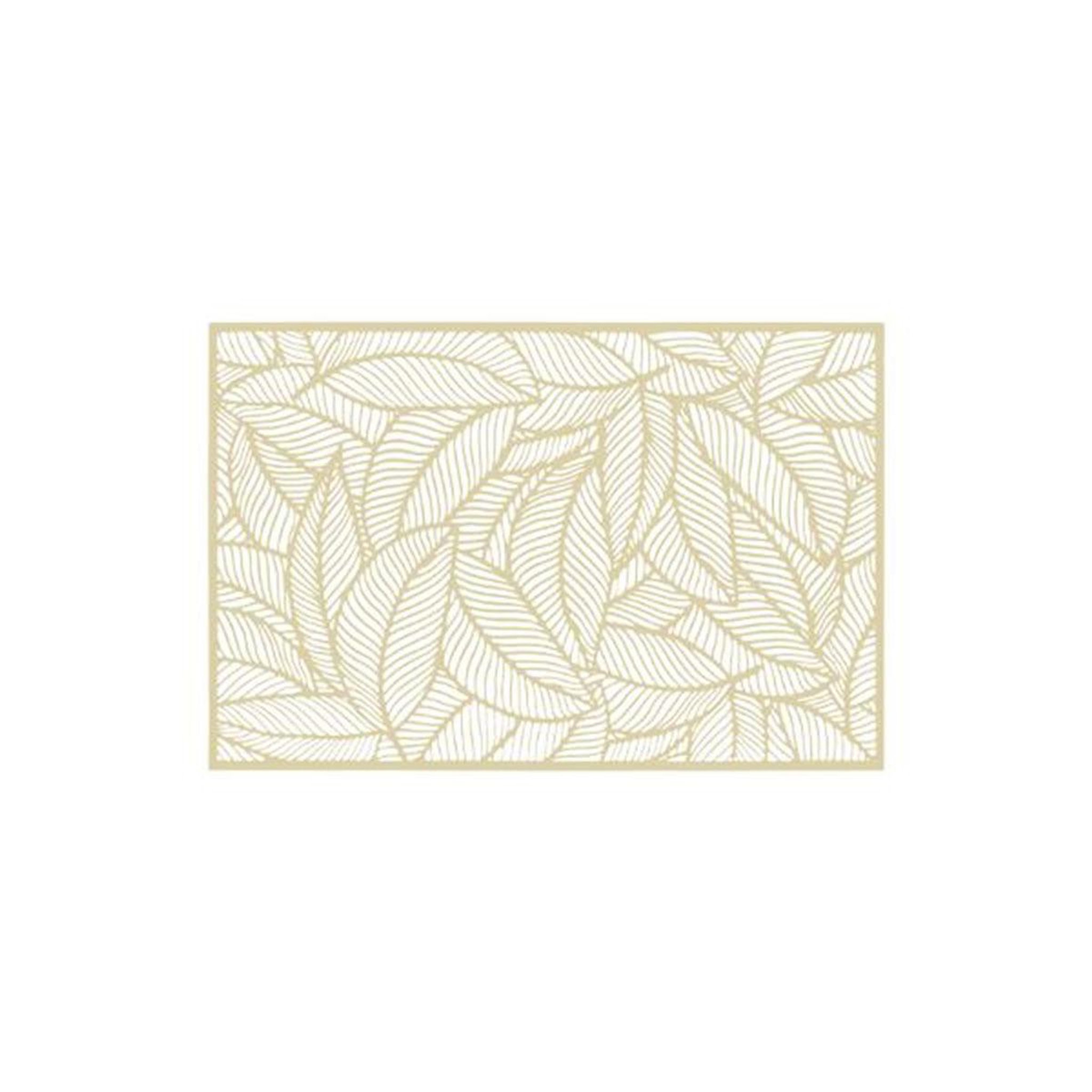 Voir la diapositive 2 : SECRET DE GOURMET Set de table design  eda  30x45cm or