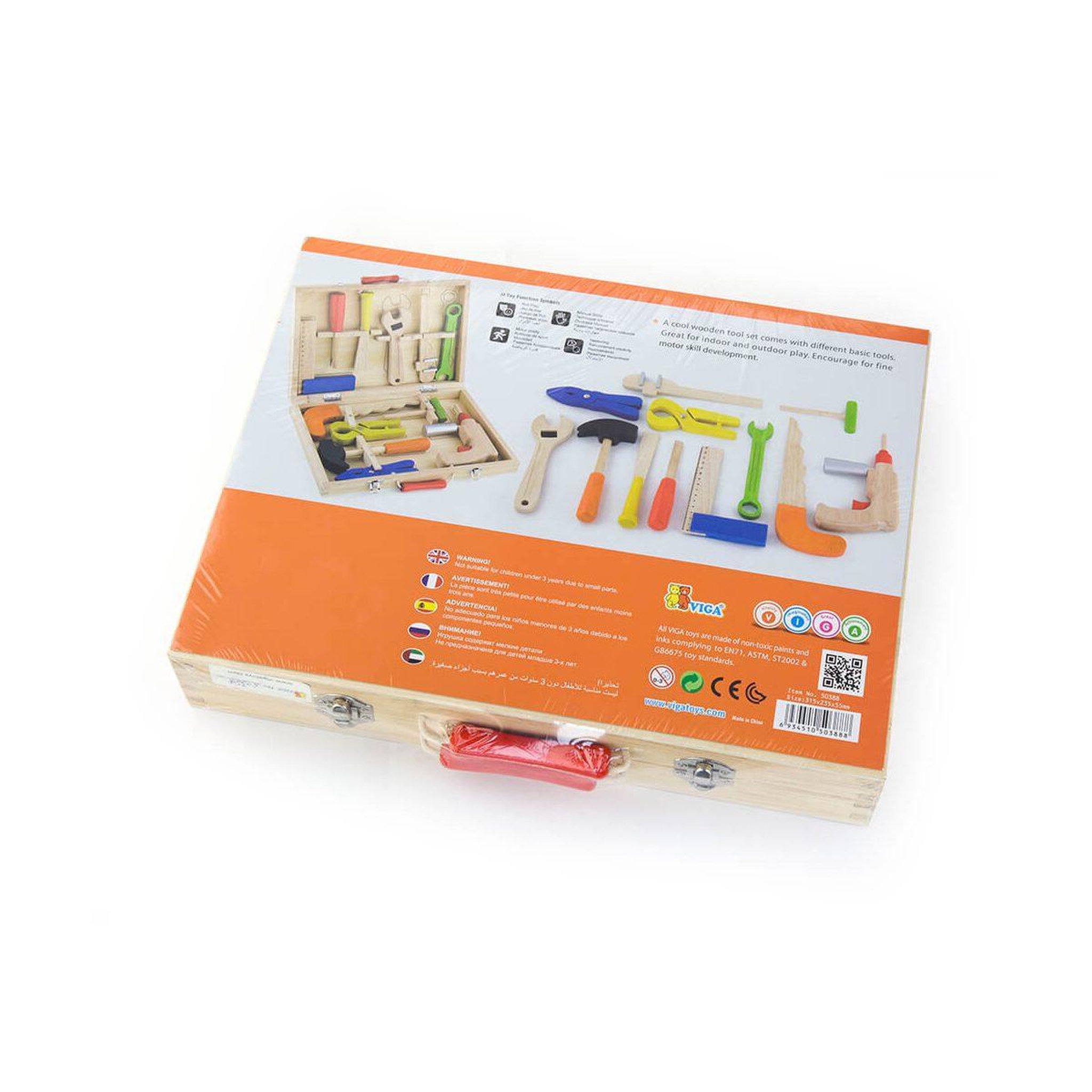 Voir la diapositive 2 : VIGA 50388 Boîte à outils - 12 pièces