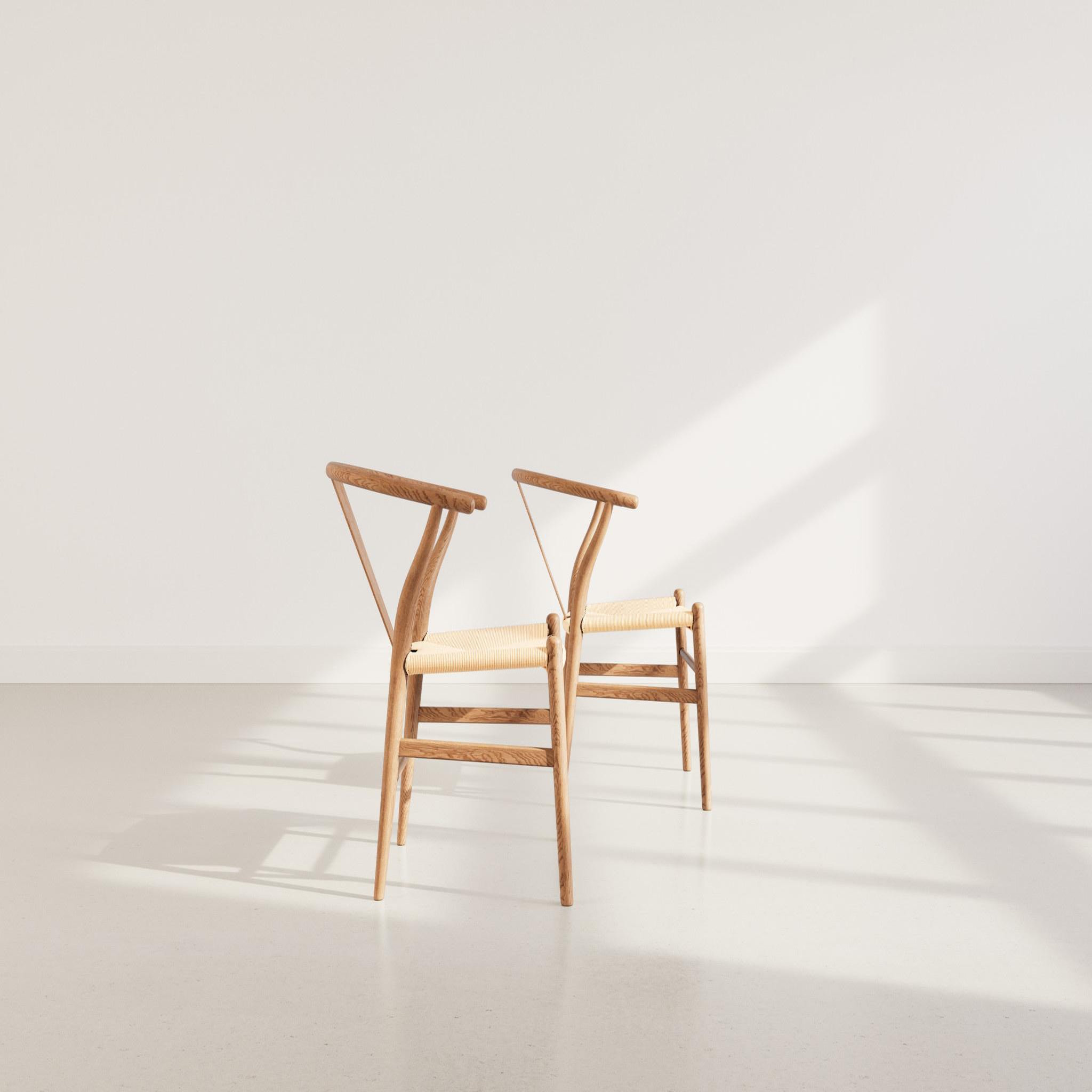 Voir la diapositive 4 : BEST MOBILIER Bergen - lot de 2 chaises - bois d'hêtre