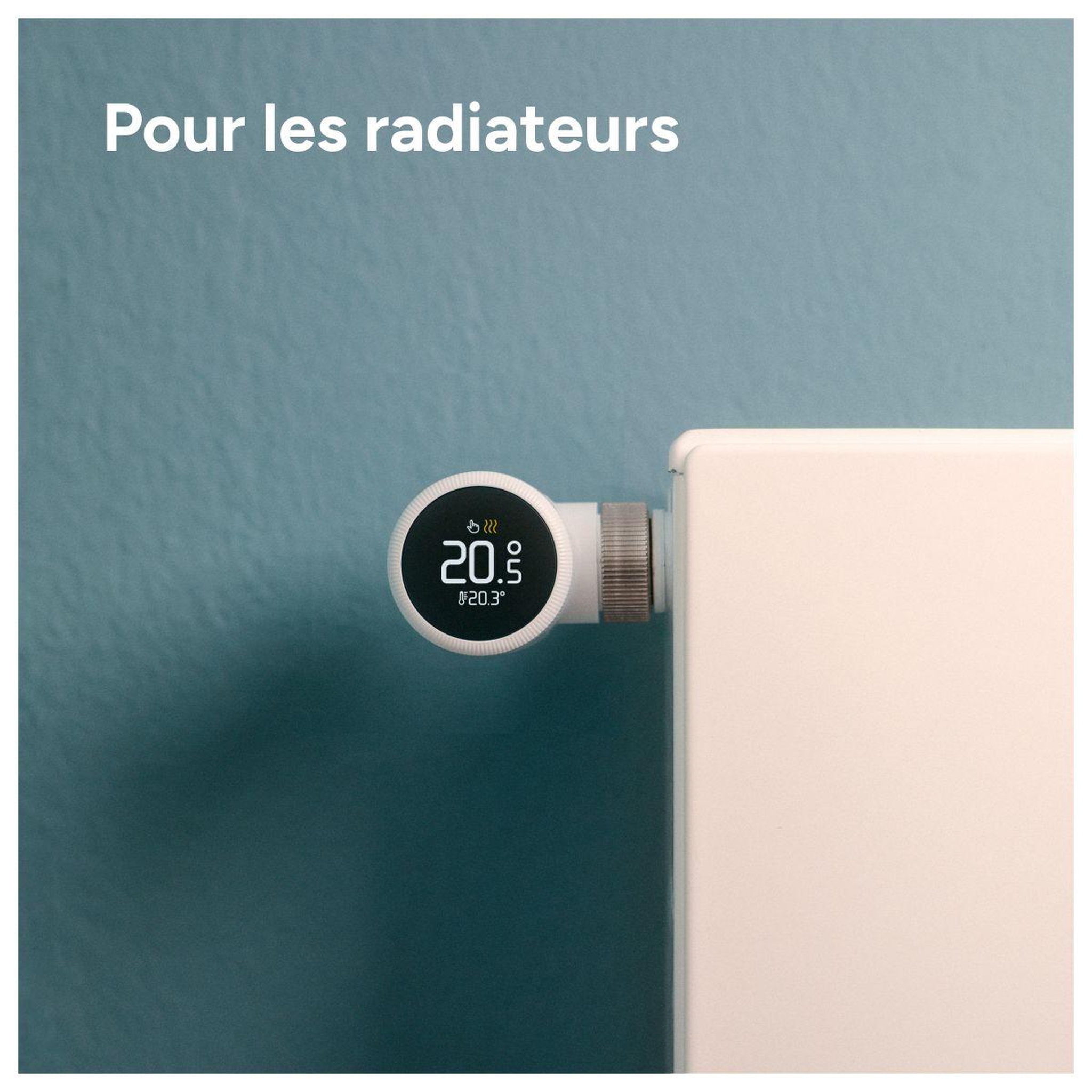 Voir la diapositive 5 : Tado Tête thermostatique connectée intelligente x kit de démarrage