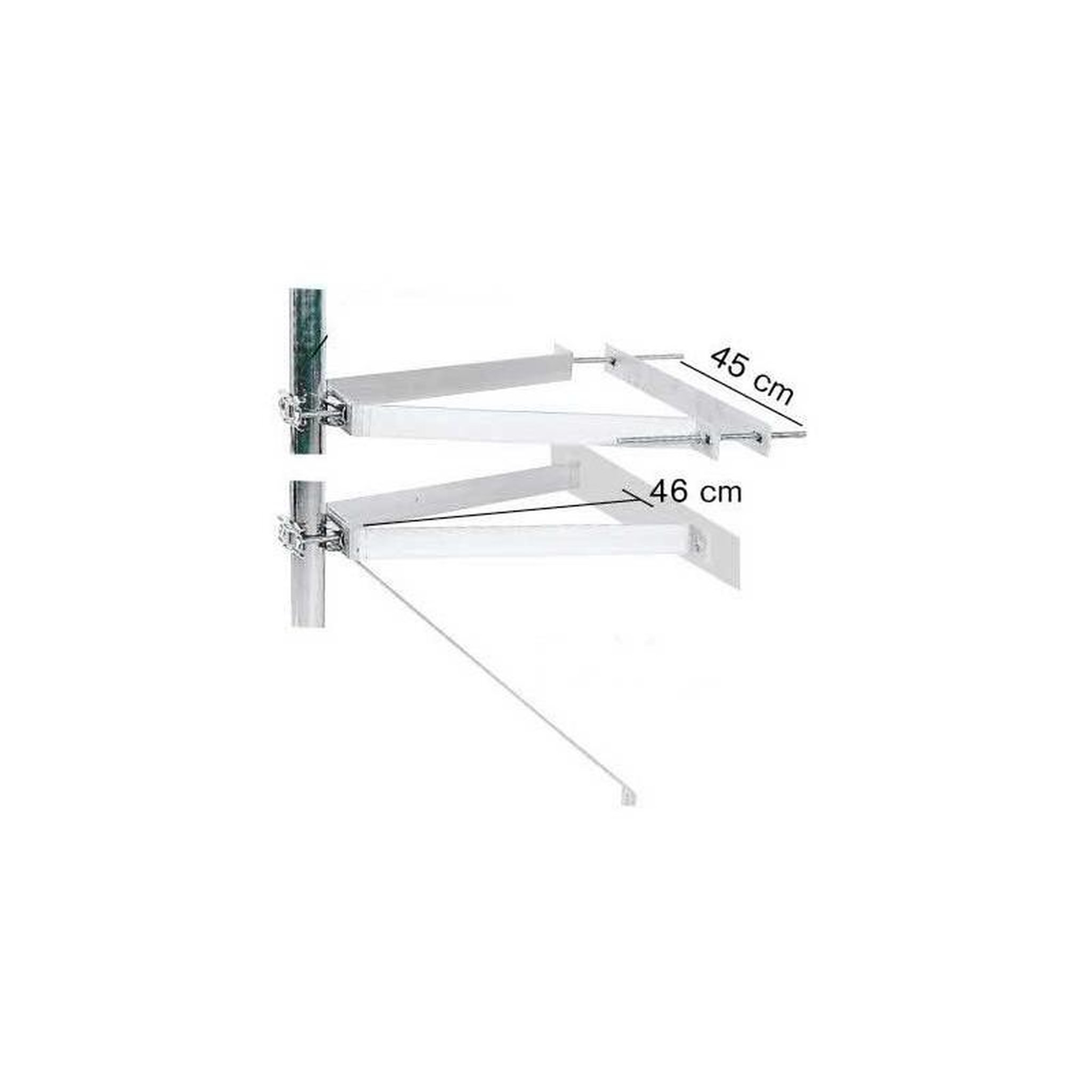 Erard Paire de fixations murales ERARD 800872