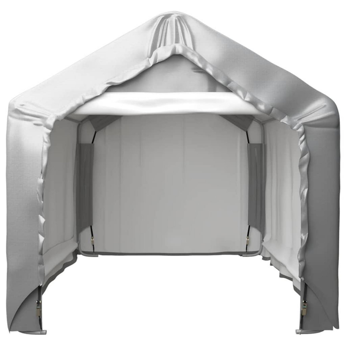 VIDAXL Tente de rangement Gris 180x180 cm Acier galvanise
