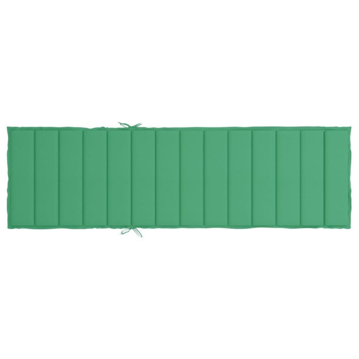 VIDAXL Coussin de chaise longue vert 200x50x3 cm tissu oxford