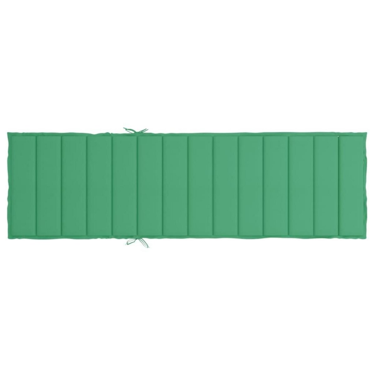 VIDAXL Coussin de chaise longue vert 200x50x3 cm tissu oxford