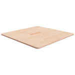 VIDAXL Dessus de table carre 70x70x1,5 cm Bois chene massif non traite